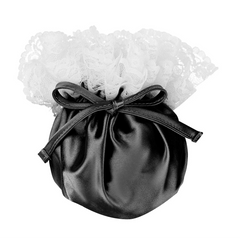 Black Sissy Dainty Lace Trim Dick Wrap - pridevoyageshop.com - gay men’s thongs, boxers, briefs and jockstraps