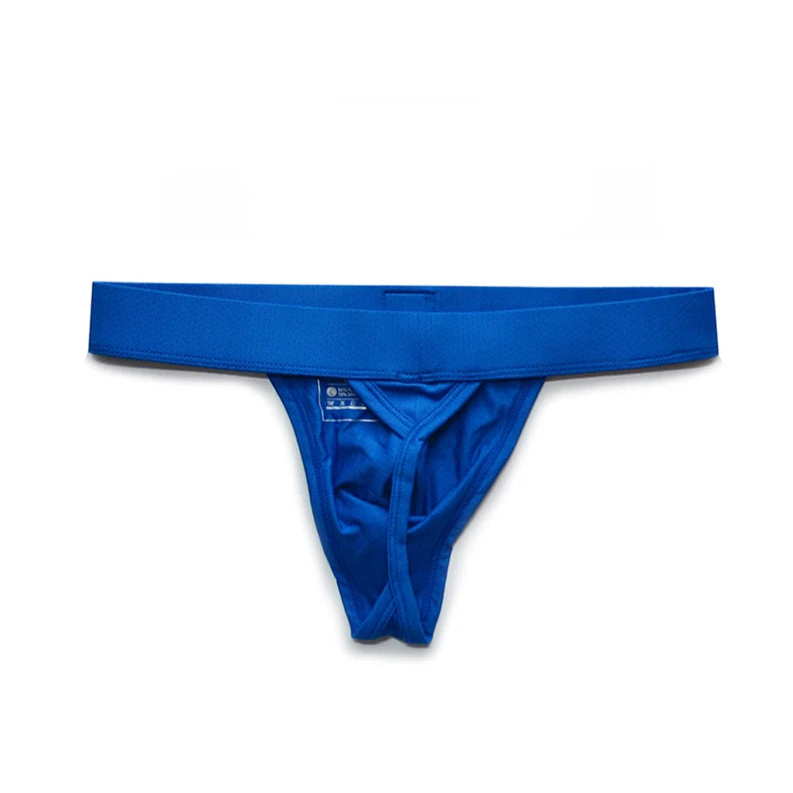 Blue DM Men’s Uniform Patch Thong - pridevoyageshop.com - gay men’s thongs, boxers, briefs and jockstraps