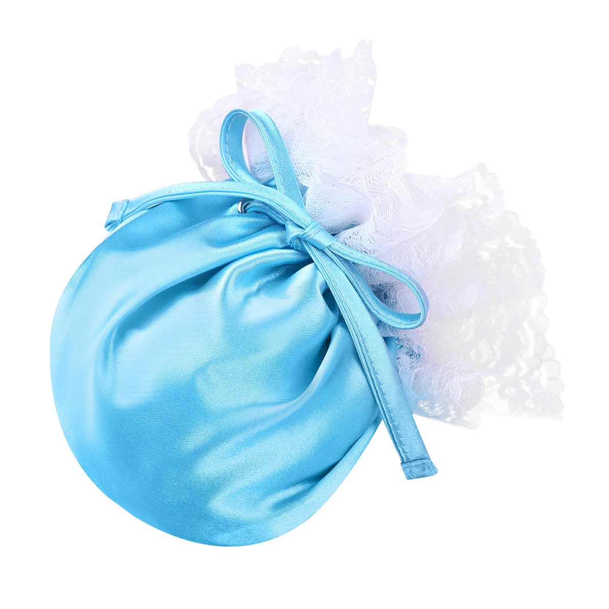Blue Dainty Lace Trim Dick Wrap - pridevoyageshop.com - gay men’s thongs, boxers, briefs and jockstraps