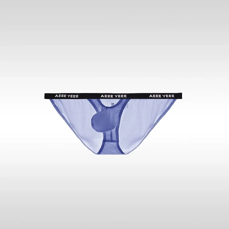 Blue Men’s AEEE YEEE Peek-a-Boo Brief - pridevoyageshop.com - gay men’s thongs, boxers, briefs and jockstraps