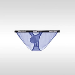 Blue Men’s AEEE YEEE Peek-a-Boo Brief - pridevoyageshop.com - gay men’s thongs, boxers, briefs and jockstraps