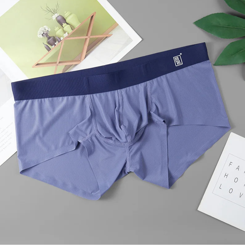 Blue Men’s Ultra Light Mesh Boxer - pridevoyageshop.com - gay men’s thongs, boxers, briefs and jockstraps
