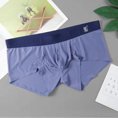 Blue Men’s Ultra Light Mesh Boxer - pridevoyageshop.com - gay men’s thongs, boxers, briefs and jockstraps