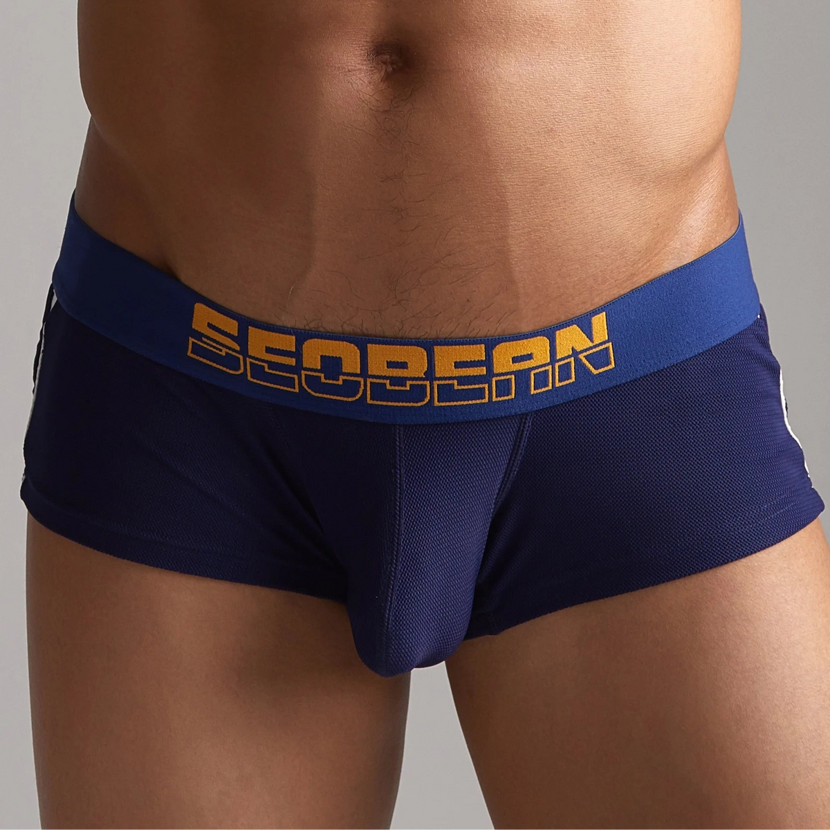 Blue SOBEAN Soft Cage Boxer Briefs - pridevoyageshop.com - gay men’s thongs, boxers, briefs and jockstraps
