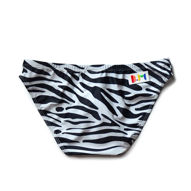 Classic Zebra Men’s Savage Safari Swim Briefs - pridevoyageshop.com - gay men’s sexy swim briefs, trunks, board shorts, and bikinis