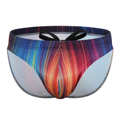 Colorful Men's Wet & Wicked Swim Briefs - pridevoyageshop.com - gay men’s sexy swim briefs, trunks, board shorts, and bikinis