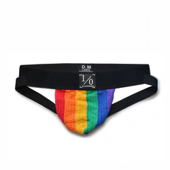 DM Men’s Rainbow Pride Jockstrap - pridevoyageshop.com - gay men’s thongs, boxers, briefs and jockstraps