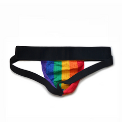 DM Men’s Rainbow Pride Jockstrap - pridevoyageshop.com - gay men’s thongs, boxers, briefs and jockstraps
