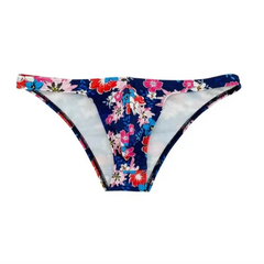 Dark Floral Men’s Summer Bloom Swim Bikini Briefs - pridevoyageshop.com - gay men’s sexy swim briefs, trunks, board shorts, and bikinis