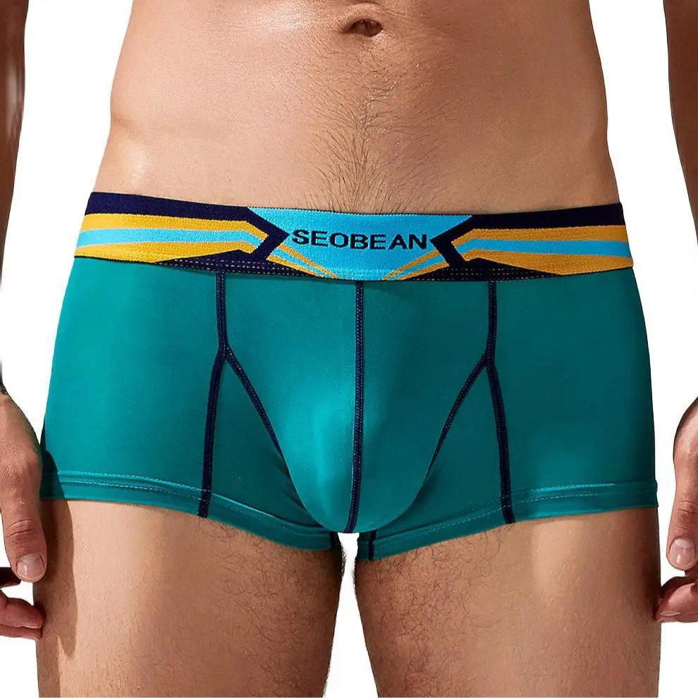Dark green SEOBEAN Spectrum Boxer Briefs - pridevoyageshop.com - gay men’s thongs, boxers, briefs and jockstraps