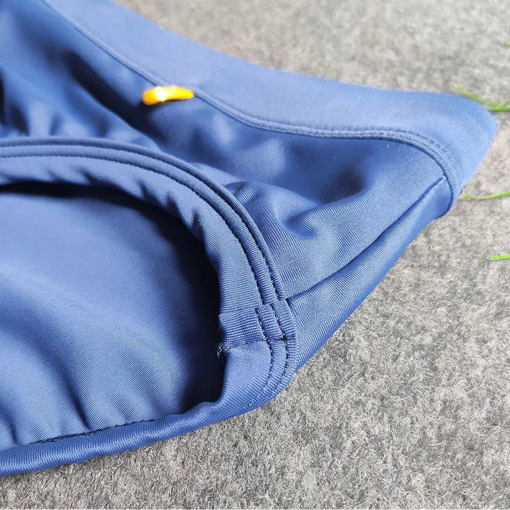 Details of Men's Ass First Aid Swim Briefs with pad - pridevoyageshop.com - gay men’s sexy swim briefs, trunks, board shorts, and bikinis