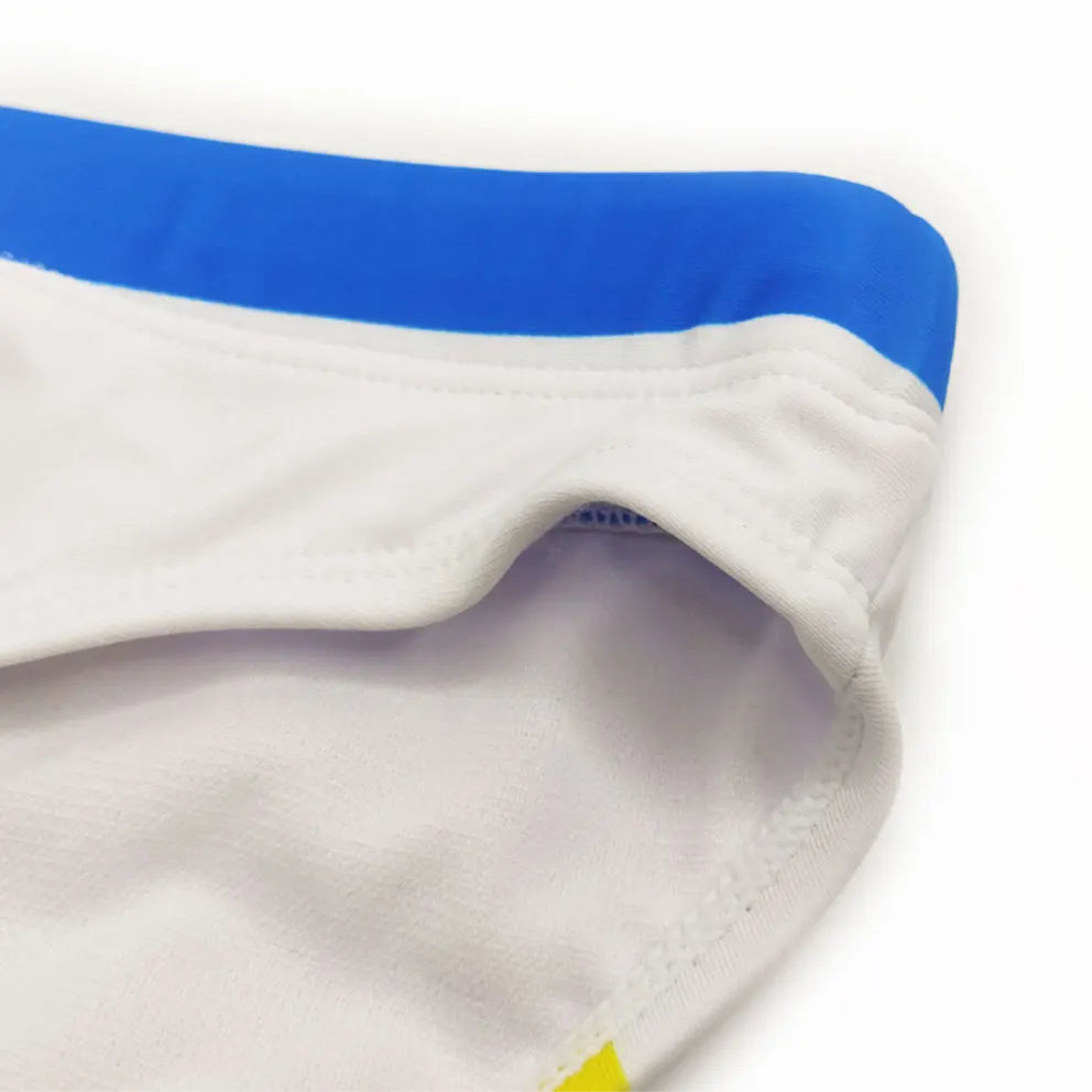 Details of Men’s Cubed Up & Thirsty Swim Briefs - pridevoyageshop.com - gay men’s sexy swim briefs, trunks, board shorts, and bikinis