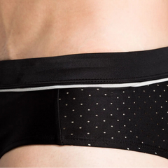Details of Men’s Hole Patrol Side Mesh Swim Briefs - pridevoyageshop.com - gay men’s sexy swim briefs, trunks, board shorts, and bikinis