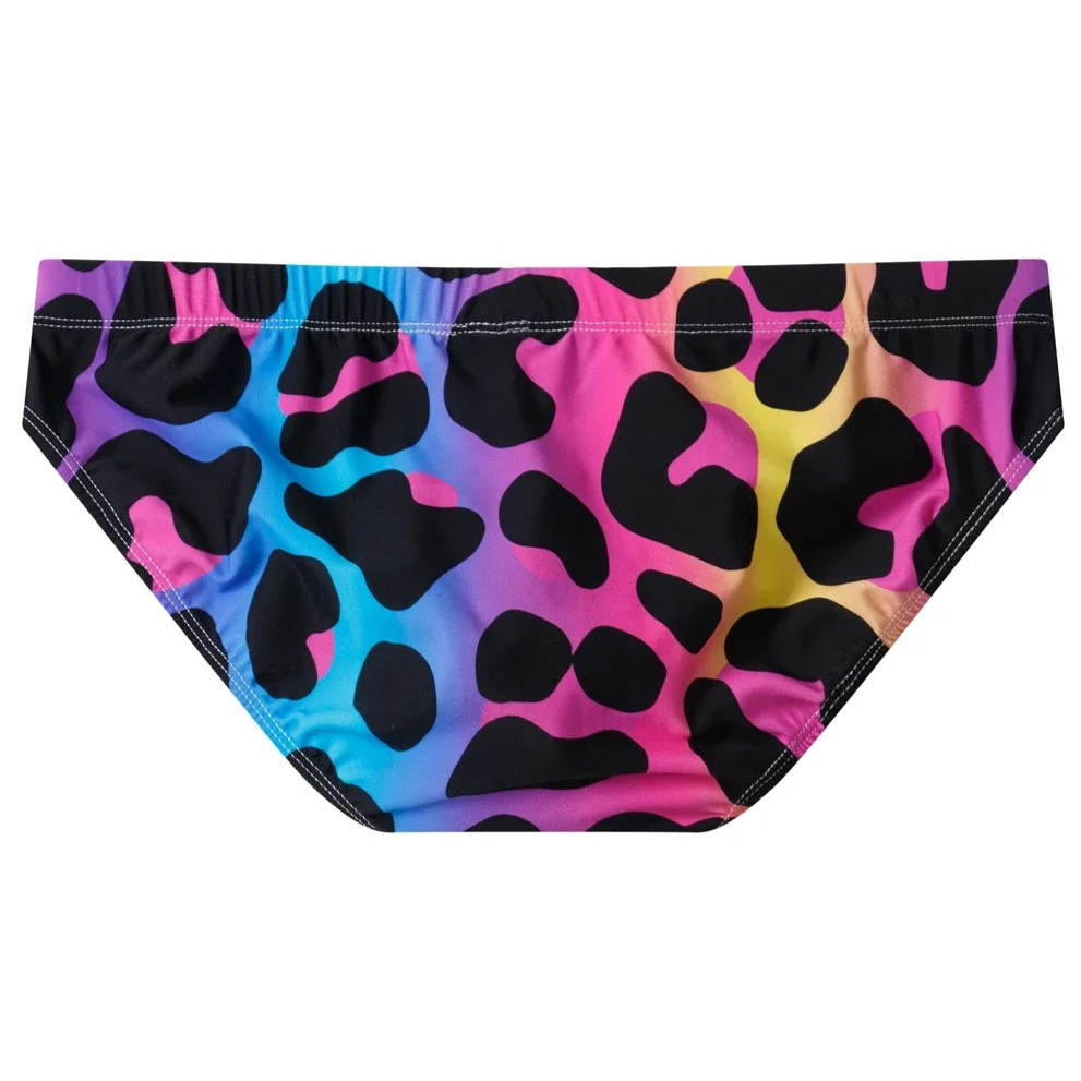 Details of Men’s Savage Sunset Swim Briefs with Pad - pridevoyageshop.com - gay men’s sexy swim briefs, trunks, board shorts, and bikinis