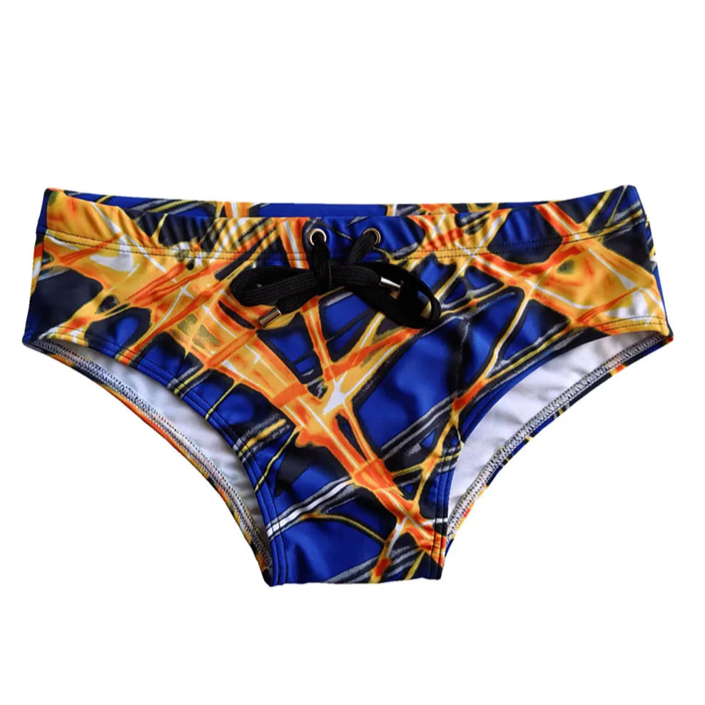 Details of Men’s Sea Lava Swim Briefs - pridevoyageshop.com - gay men’s sexy swim briefs, trunks, board shorts, and bikinis