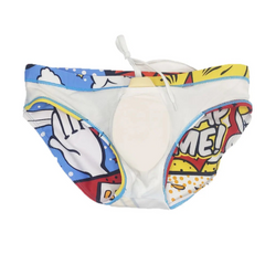 Details of Men's Slap Me Swim Briefs with pad- pridevoyageshop.com - gay men’s sexy swim briefs, trunks, board shorts, and bikinis