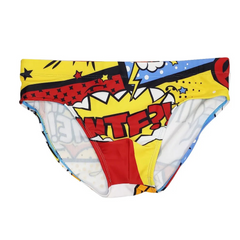 Details of Men's Slap Me Swim Briefs with pad- pridevoyageshop.com - gay men’s sexy swim briefs, trunks, board shorts, and bikinis