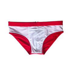 Details of Men's Unzip Me Daddy Swim Briefs with pad - pridevoyageshop.com - gay men’s sexy swim briefs, trunks, board shorts, and bikinis