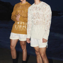 Fire Island Breeze Shred Sweater - pridevoyageshop.com - gay men's fashion, clubwear, party outfit