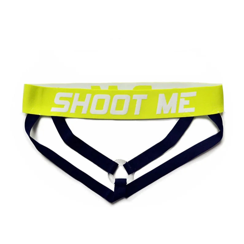 Fluorescent Green DM Men’s Hardwired Cock Ring Thong - pridevoyageshop.com - gay men’s thongs, boxers, briefs and jockstraps