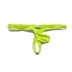 Fluorescent Green Men’s D.M. Pouch Thong - pridevoyageshop.com - gay men’s thongs, boxers, briefs and jockstraps