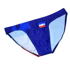 French flag Men’s Flag Frenzy Swim Briefs - pridevoyageshop.com - gay men’s sexy swim briefs, trunks, board shorts, and bikinis