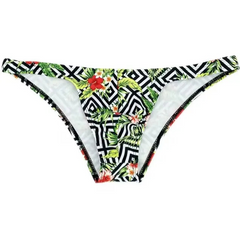 Geometric Floral Men’s Summer Bloom Swim Bikini Briefs - pridevoyageshop.com - gay men’s sexy swim briefs, trunks, board shorts, and bikinis