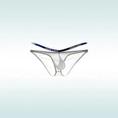 Gray Men’s “Cocky Sheer” Pouch Brief - pridevoyageshop.com - gay men’s thongs, boxers, briefs and jockstraps