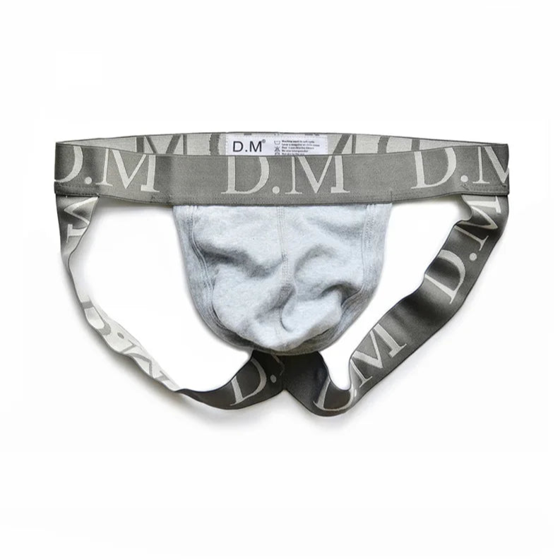 Gray Men’s D.M. Dom Jockstrap - pridevoyageshop.com - gay men’s thongs, boxers, briefs and jockstraps