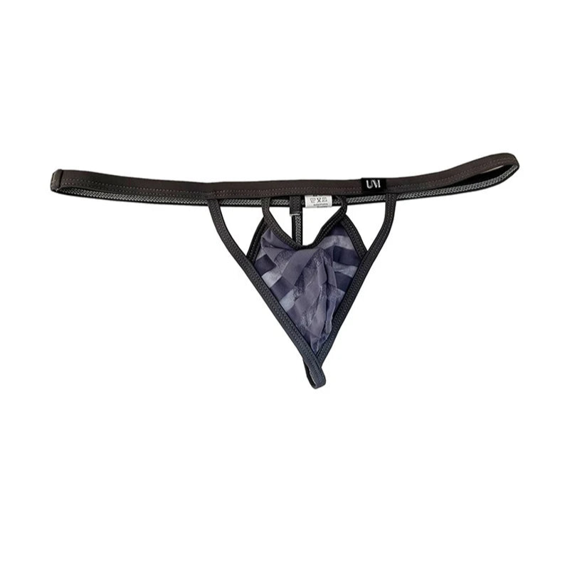 Gray Men's Mesh 'n' Mischief Thongs - pridevoyageshop.com - gay men’s thongs, boxers, briefs and jockstraps