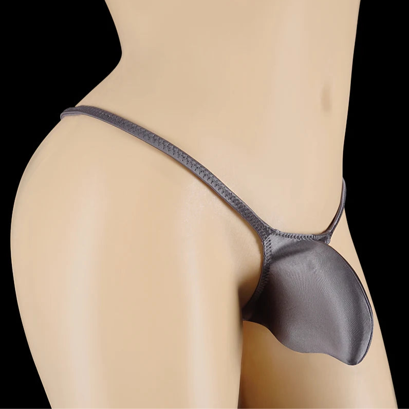 Gray Men’s Micro-Sling Overdrive Thong - pridevoyageshop.com - gay men’s thongs, boxers, briefs and jockstraps