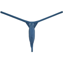 Gray blue Men’s Micro Grip Thong - pridevoyageshop.com - gay men’s thongs, boxers, briefs and jockstraps