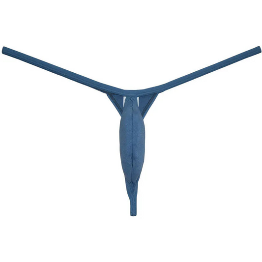 Gray blue Men’s Micro Grip Thong - pridevoyageshop.com - gay men’s thongs, boxers, briefs and jockstraps