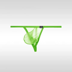 Green Men's Bare & Brazen Sheer Thong - pridevoyageshop.com - gay men’s thongs, boxers, briefs and jockstraps