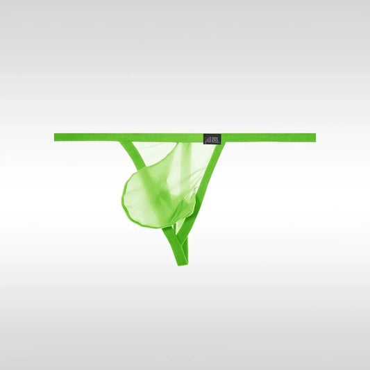 Green Men's Bare & Brazen Sheer Thong - pridevoyageshop.com - gay men’s thongs, boxers, briefs and jockstraps