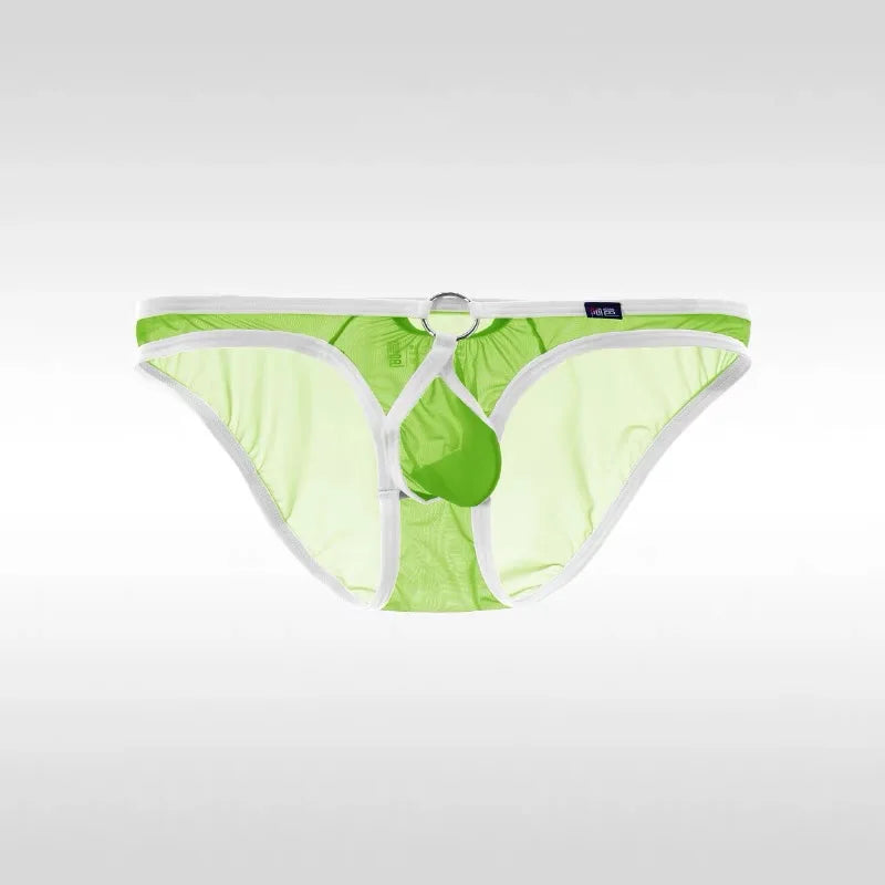 Green Men’s O-Ring Sheer Cock Sling - pridevoyageshop.com - gay men’s thongs, boxers, briefs and jockstraps