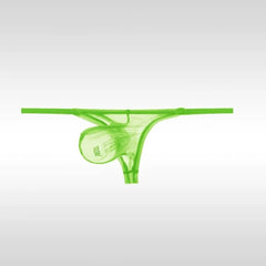 Green Men’s Raw & Ravishing Sheer Thong - pridevoyageshop.com - gay men’s thongs, boxers, briefs and jockstraps