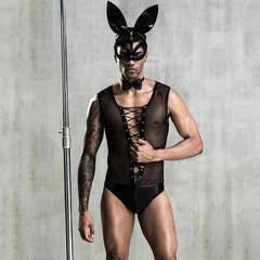 a hot gay man in Sexy Rabbit Gay Costume | Gay Costume & Club Wear - pridevoyageshop.com - gay costumes, men role play outfits, gay party costumes and gay rave outfits