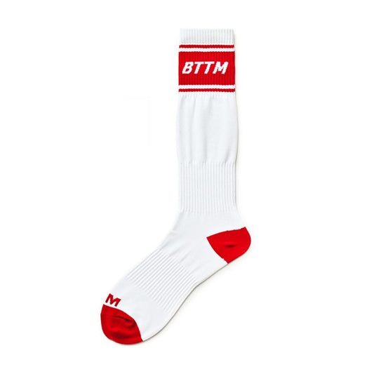 white and red Bottom Crew Socks: Best Choice for Gay White Socks- pridevoyageshop.com - gay men’s harness, lingerie and fetish wear