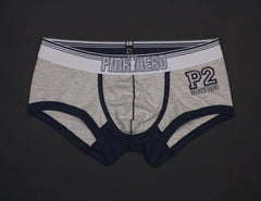 gray Pink Hero Square Cut Boxer Briefs - pridevoyageshop.com - gay men’s underwear and swimwear
