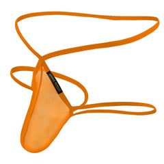 orange Men's Bold Barely There Jockstrap Thong - pridevoyageshop.com - gay men’s underwear and swimwear