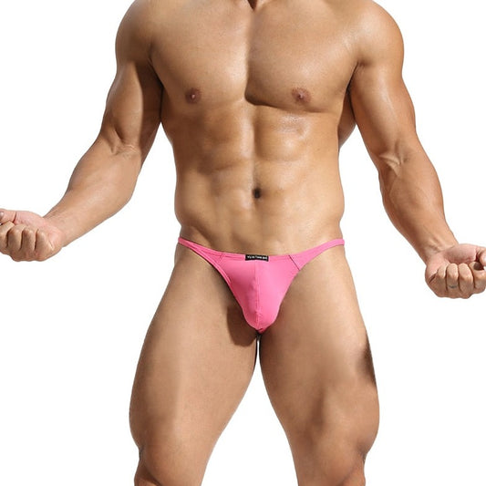 a man in Pink Men's Classic Thong: Breathable Gay Underwear - pridevoyageshop.com - gay men’s underwear and swimwear