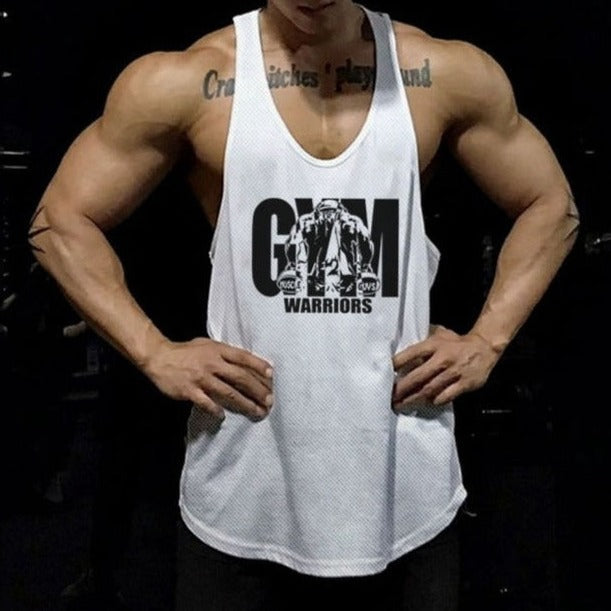 hot gay muscle hunk in white Gay Tops | Mens Mesh Stringer Tank Tops - pridevoyageshop.com - gay men’s gym tank tops, mesh tank tops and activewear