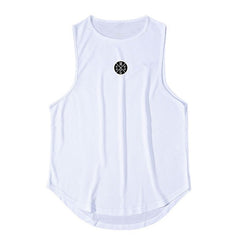 white Gay Tops | Mens Bodybuilding Gym Tank Top - pridevoyageshop.com - gay men’s gym tank tops, mesh tank tops and activewear