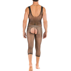 sexy gay man in Erotic Crotchless Baby's Breath Bodystocking | Gay Lingerie - pridevoyageshop.com - gay men’s bodystocking, lingerie, fishnet and fetish wear