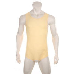 nude Gay Bodysuit and Singlet | Show It Off Blackless Bodysuit - Men's Singlets, Bodysuits, Leotard & Unitard - pridevoyageshop.com