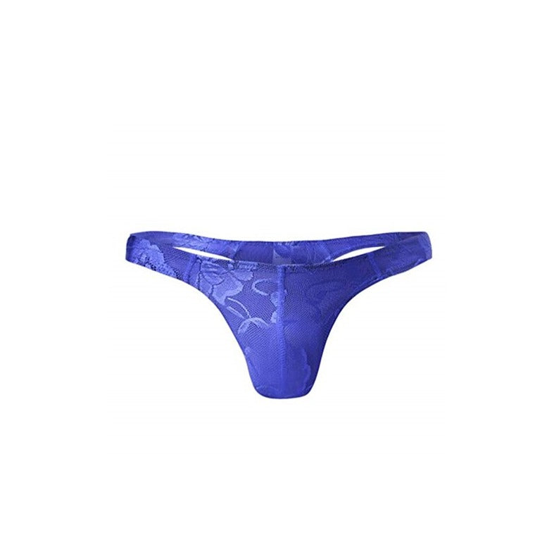 blue Sissy Floral Lace Thong | Gay Men Underwear- pridevoyageshop.com - gay men’s underwear and swimwear
