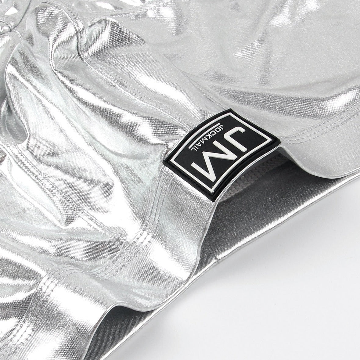 details of Jockmail Shiny Metallic PU Leather Boxers | Gay Underwear- pridevoyageshop.com - gay men’s underwear and swimwear