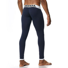 sexy gay man in navy Gay Leggings | Men's WFH Thermal Leggings - pridevoyageshop.com - gay men’s underwear and activewear