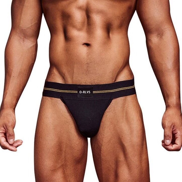 hot gay man in black Gay Jockstraps: Wrestler Jockstrap & Gay Gym Jockstrap- pridevoyageshop.com - gay men’s underwear and swimwear